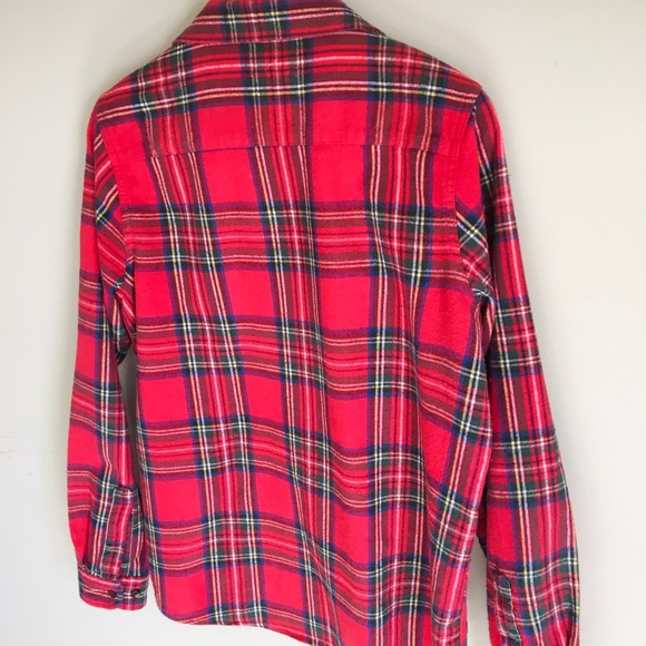 L.L.Bean classic plaid cotton flannel - Picture 10 of 14
